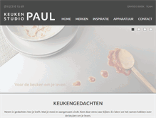 Tablet Screenshot of keukenstudiopaul.nl